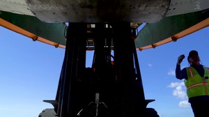 BRoll - Building Supplies Arrive - Super Typhoon Yutu Relief