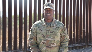 Sgt. 1st Class Richard Shell gives Thanksgiving Shoutout