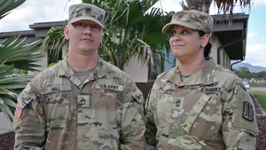 Soldiers shout-out favorite college football team