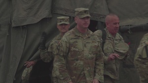 III Corps Commander Tours Texas Border Camp Donna