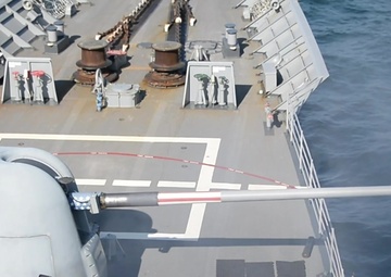 USS Leyte Gulf (CG 55) Conducts PACFIRE with the MK