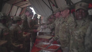 Thanksgiving for Soldiers at Southwest Border