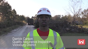 Corps South West Georgia debris team member sends Holiday Greeting