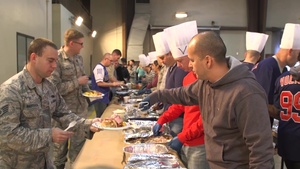 51st LRS Thanksgiving Lunch B-Roll - Servant Leadershipq