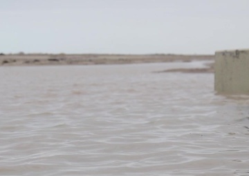 Soldiers Repair Flood Damage Across Kuwait