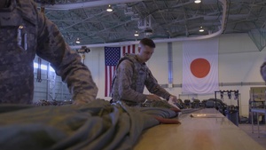 374 CMF Prepares Parachutes For OCD 2018