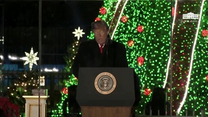 President Trump and the First Lady Participate in the National Christmas Tree Lighting Ceremony