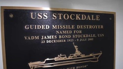 Cmdr. and crew members of USS Stockdale (DDG 106) comment regarding their ship's namesake