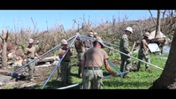 31st MEU, CLB 31 support Tinian after Typhoon Yutu