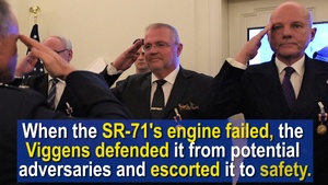 Swedish pilots presented with U.S. Air Medal