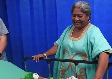 Surgeons Aboard the USNS Comfort Remove Umbilical Hernias and a Lipoma for Twin Patients