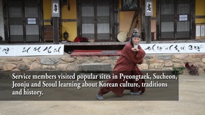 Service members experience Korean culture, music and dance