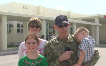 US Navy Chief Joshua Lawson and family