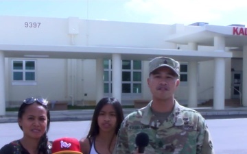 US Army Sgt. Maj. Nigel Fagaragan and family