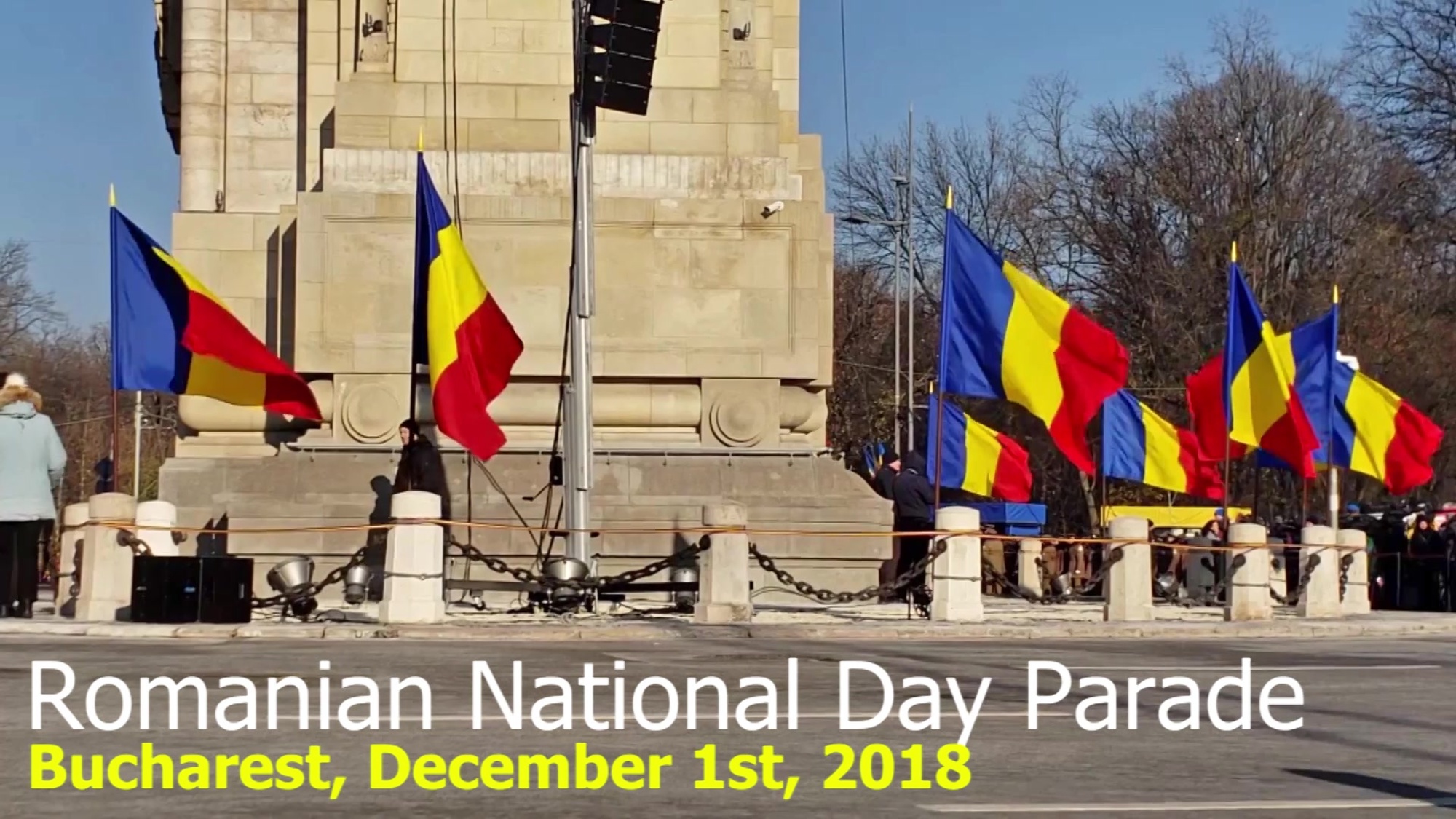 U.S. Service Members participate in Romania’s National Day Parade at Bucharest, Romania, Dec. 1, 2018.<br /><br />The U.S.’ participation in Romania’s National Day parade in honor of Unification Day shows our continued dedication to working side-by-side with our essential allies.<br /><br />This year marks the 100th anniversary of the unification of Transylvania, Bessarabia, and Bukovina with the Romanian Kingdom in 1918. Romanians celebrate the historical event each year on Unification day, which falls on Dec. 1.<br /><br />U.S. Army Col. David E. Shank, commander of the 10th Army Air and Missile Defense Command, said that we work shoulder to shoulder with Romanian soldiers and they are very strong NATO partners.
