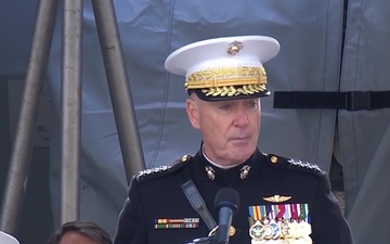 Dunford Speaks at Commissioning of USS Thomas Hudner