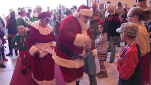Santa visits Airmen's families at the 134th Air Refueling Wing