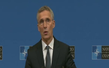 NATO Secretary General Press Conference Opening Remarks