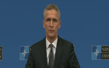 Press Conference by NATO Secretary General Ahead of the Meetings of NATO Ministers of Foreign Affairs