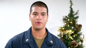 Holiday Greeting - BM2 Romando Miranda (Bronx, N.Y.)