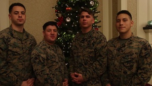 Cpl. Adrian Delgado, Staff Sgt. Albert Carls , Cpl. Tanner Seims, Lance Cpl. Kenny Gomez- GMA