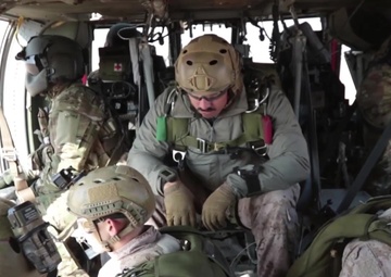 Army Helicopters, Marine Jumpers: Parachute Sustainment Training at Camp Buehring, Kuwait