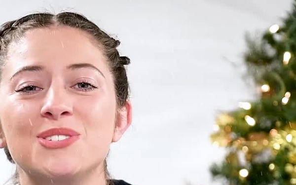 Holiday Greeting - Seaman Leia Adamson (Apple Valley, Calif.)