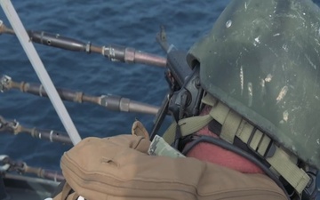 Crew Served Weapons on USS Jason Dunham (DDG 109)