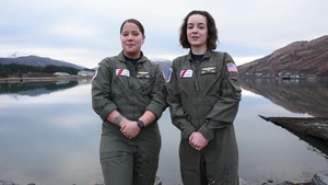 Coast Guard Petty Officers 3rd Class Niedenthal and Thomas-GMA