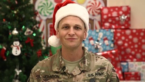 Sgt. 1st Class Brandon Johnson Holiday Shout-out