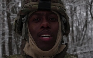 Holiday Greeting; Pfc. Romario Daley