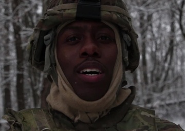 Holiday Greeting; Pfc. Romario Daley