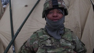 Holiday Greeting; Pfc. Stacy Dozier