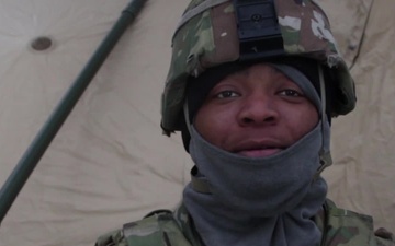 Holiday Greeting; Pfc. Stacy Dozier