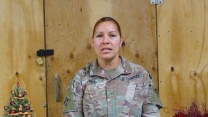 Holiday Greetings - Warrant Officer Cybelle Reyhernandez (spanish)