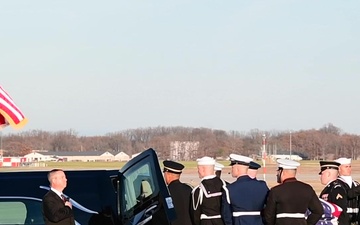 Bush State Funeral Departure