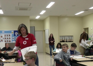 MCAS Iwakuni children participate in Pillowcase Project (Package/Pkg)