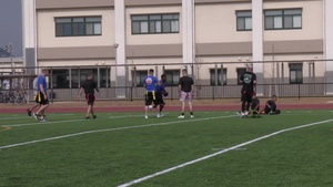 MCAS Iwakuni service members kick off the holidays on the gridiron (B-Roll)