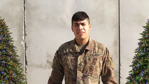 Holiday Greetings - Pfc. Eleazar Mendoza (spanish)