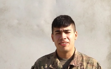 Holiday Greetings - Pfc. Eleazar Mendoza (spanish)