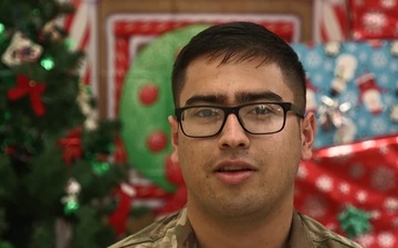 Spc. German Lopez Holiday Shout-out