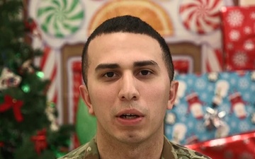 Staff Sgt. Daniel Vasquez Jr. Holiday Shout-out