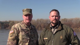 Corps of Engineers urge caution when recreating this winter