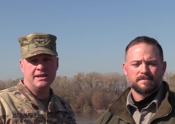 Corps of Engineers urge caution when recreating this winter