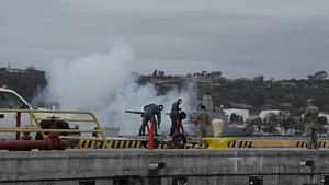 Prime Cuts of 21-Gun Salute in Remembrance of former President George H.W. Bush