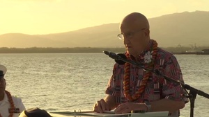 Pearl Harbor 77th Remembrance Ceremony (USS Utah Memorial Sunset Ceremony)