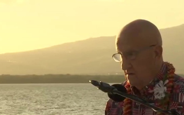 Pearl Harbor 77th Remembrance Ceremony (USS Utah Memorial Sunset Ceremony)