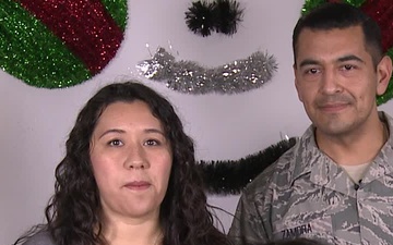 MSgt David Zamura Alvarez Holiday Greeting-Los Angeles CA