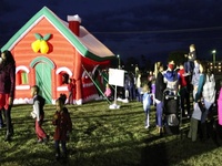 The Christmas spirit lights up at the 19th annual tree lighting