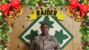 Holiday Greetings Staff Sgt. Lemounte Scott